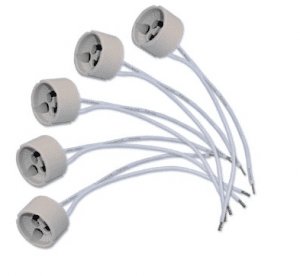 Threaded Gu10 Socket Gu10 Base Halogen Bulbs